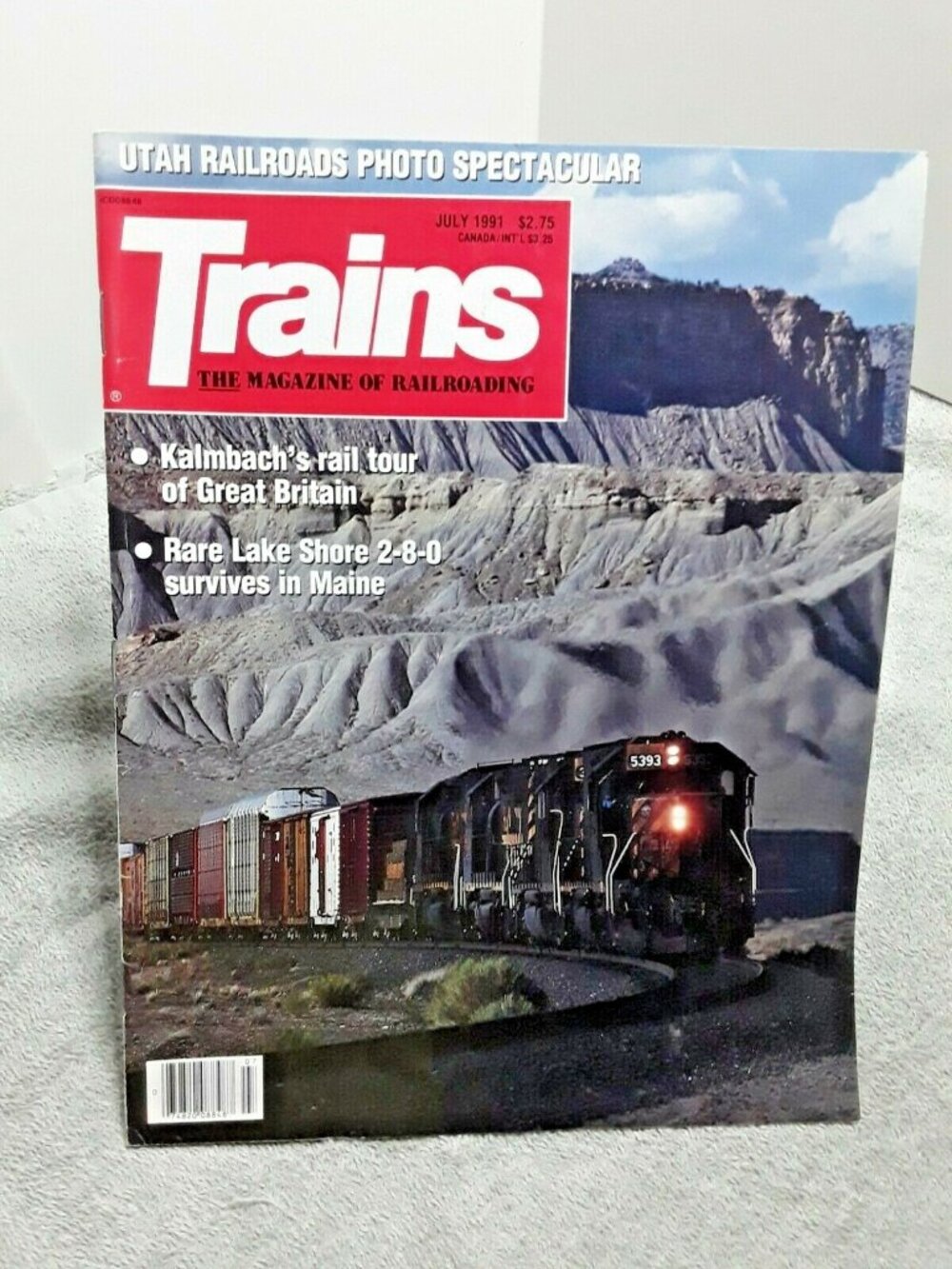 Trains Magazine Of Railroading July 1991  Railroad